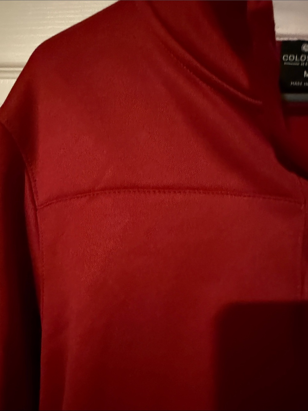 Colosseum Men's Indiana University Red Pullover with White Trim - Picture 5 of 12